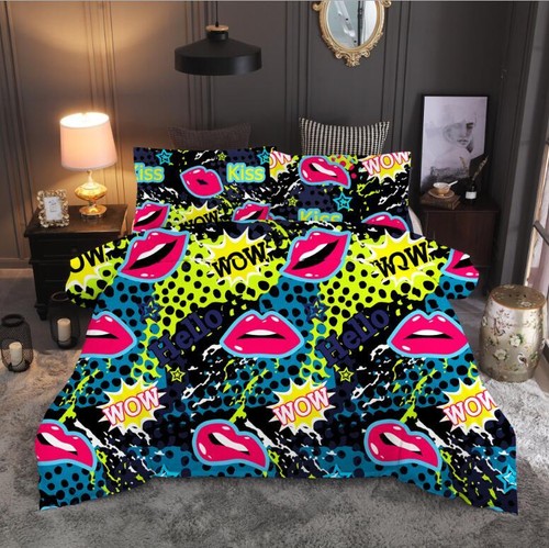 3pcs love kiss lover quilt - 2/3pcs,