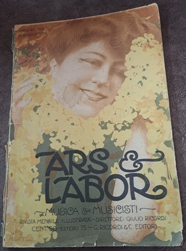 April 1909 ars labor - 1909, italian