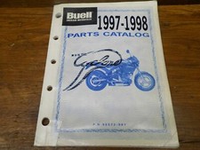BUELL CYCLONE 1997/98 MODEL PARTS CATALOG 99572-98Y