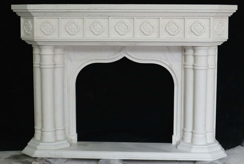 Carved marble estate gothic - carved,