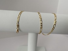 10k Yellow Gold Solid Figaro