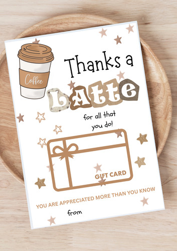 Thank you gift - gift, holder