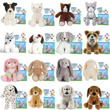 DIY TEDDY BEAR KIT no sew - BUILD a MAKE your own Plush Dog Cat -Size: 16"/40cm