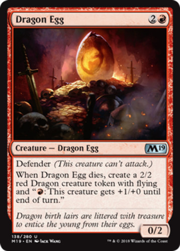 Dragon egg core set magic - egg, 2019