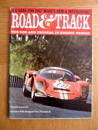 Road and track magazine - road,
