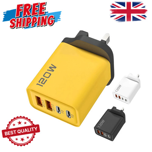 Port phone charger plug - 4-port,