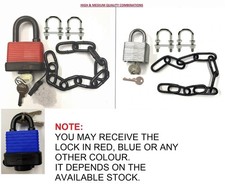 Wheelie Bin Lid Chain Lock