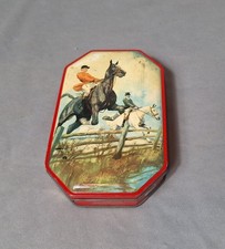 Vintage Blue Bird Toffee Tin