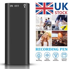 Spy Hidden Mini MP3 Digital Voice Activated Recorder 8/16/32GB Audio Recording