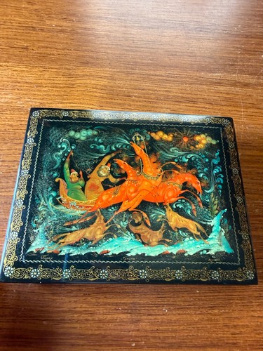 Vtg hand painted russian - hand,
