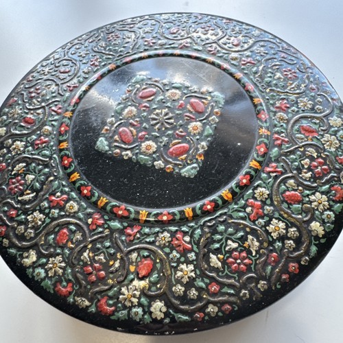 Vintage button tin with - vintage,