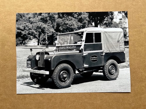 Series land rover press - series, 1