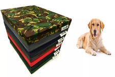 Waterproof Dog Bed Heavy Duty Cover Hardwearing Puppy Pet Cushion Crate Mattress