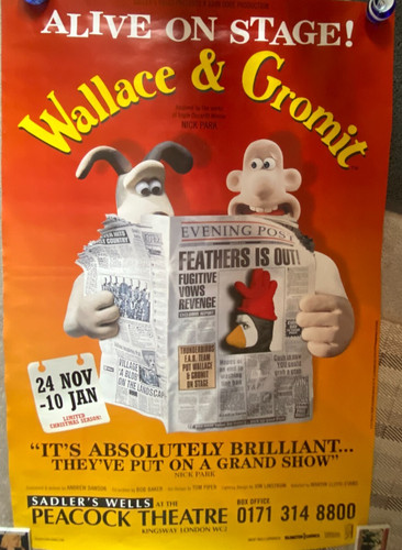 Rare huge wallace gromit - v.,
