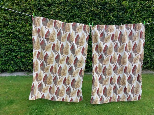 Vintage curtains 50s - vintage, curtains.