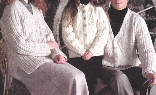 Knitting pattern family - pattern, aran