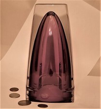 7" PURPLE waterford crystal