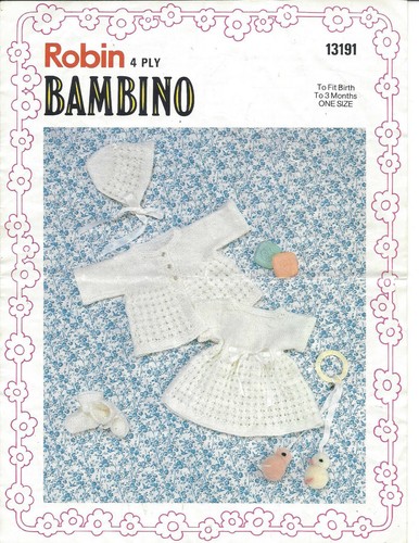 Vintage knitting pattern