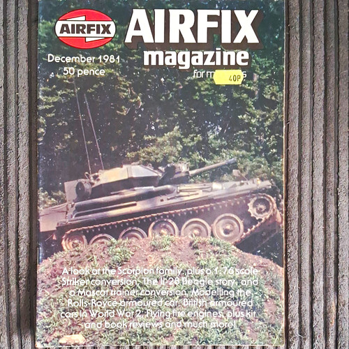 Airfix magazine december 1981 - airfix,