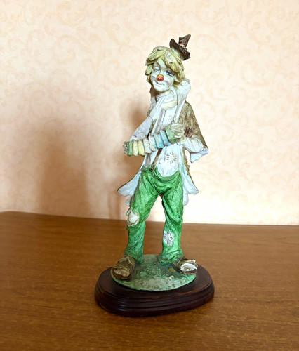 Painted clown figurine - clown,