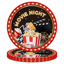 Movie night plate cinema - night,