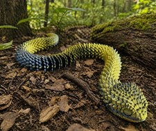3D Printed Thick Large Snake