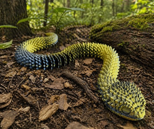 Printed thick large - printed, snake
