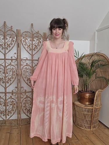 Vintage cheesecloth floral