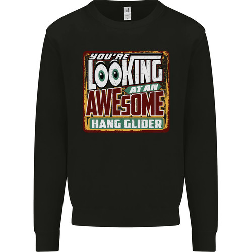 Awesome hang glider gliding - an,