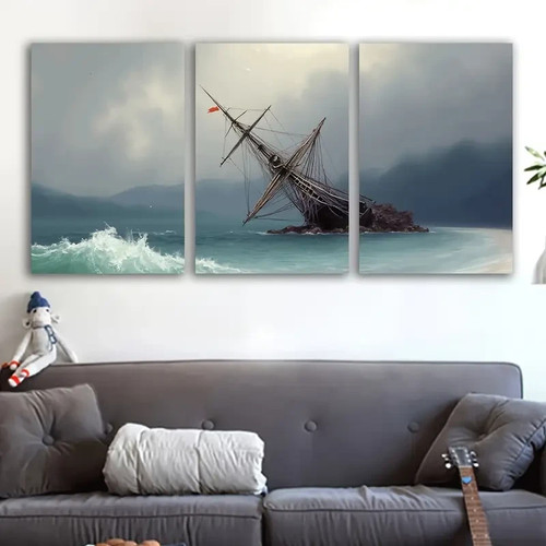 3pcs nautical ship - 3pcs, at