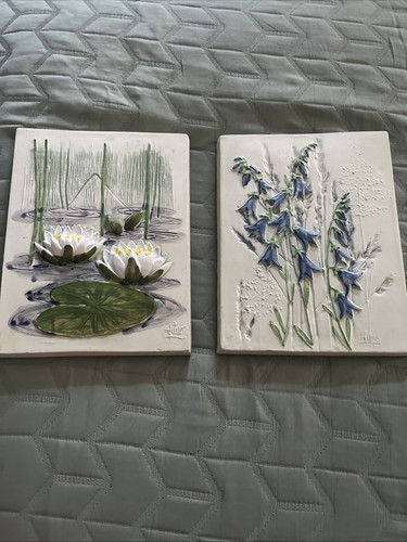 Vintage swedish ceramic wall - swedish,