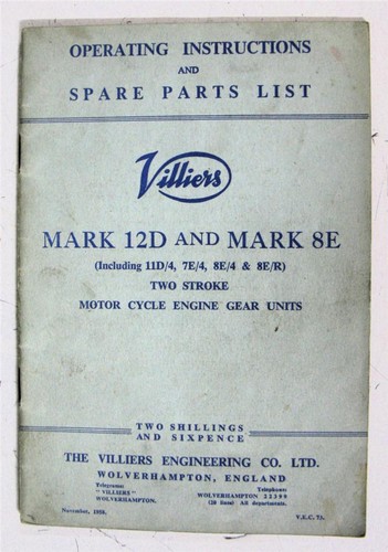 Villiers 12d motorcycle - villiers,