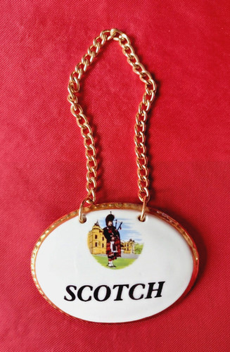 Vintage decanter label scotch - vintage,