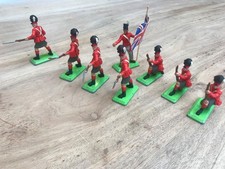 Britains Waterloo Deetail Highlanders 8 in total VGC