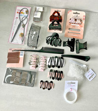 Hair Accessories Bundle Job Lot Combs Claws Kirby Clips Slides Elastics ~ N&U