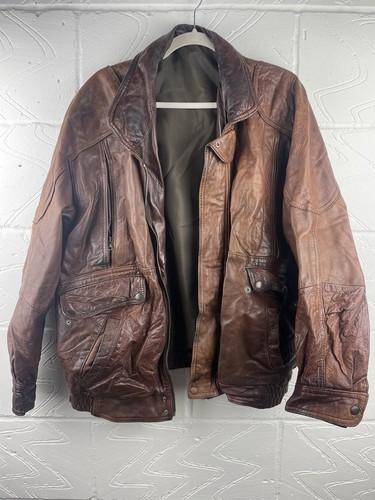 Vintage 70s leather flight - vintage,