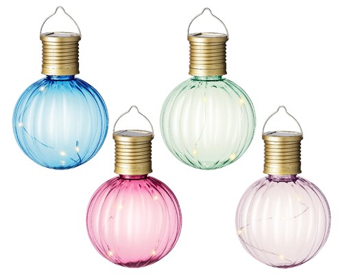 Hanging solar lights set - lights, 4