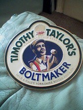 Timothy Taylor Boltmaker  Pump Clip, Metal-Breweriana,Pub Advertising Home Bar