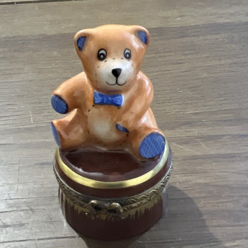 Tiny teddy hand painted - teddy, hand-painted