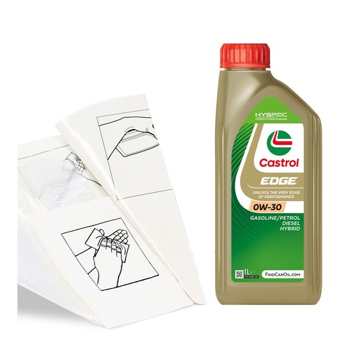Engine oil castrol - engine, 0w-30
