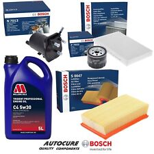 FOR NISSAN JUKE ACENTA 1.5 DCI MK1 F15 2010-14 FULL BOSCH FILTER SERVICE KIT 5L
