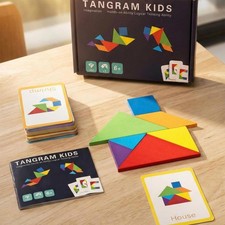 Interactive Wooden Tangram