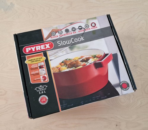 Pyrex red slow cook 24cm - pyrex, 3.6l