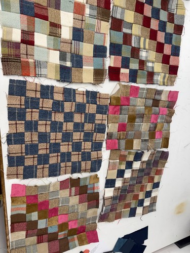 Multi coloured tweed wool - , and