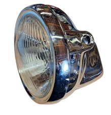 Hi Level Xanadu 7" Motorcycle Headlight Round Chromed Acrylic Complete BC19470
