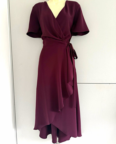 Phase eight plum wrap midi - eight,
