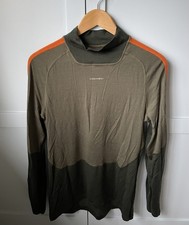 Icebreaker Men's 200 Sonebula Long Sleeve High Neck Top M Thermal Merino Wool 