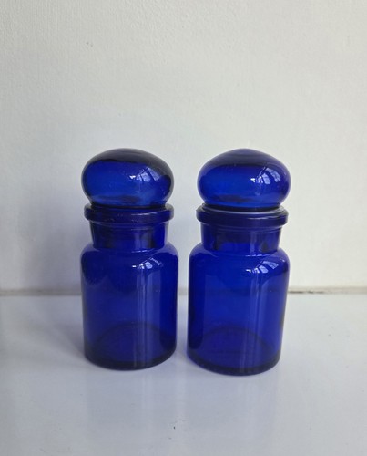 Vintage 60s cobalt blue small - 60s,