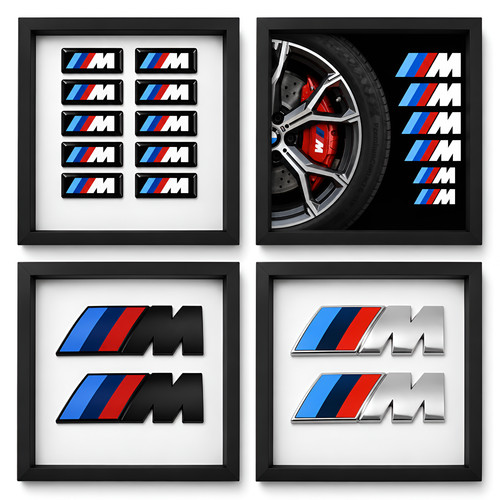 Bmw fender decals black - bmw,