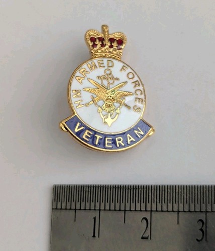 Armed forces veteran enamel - armed,